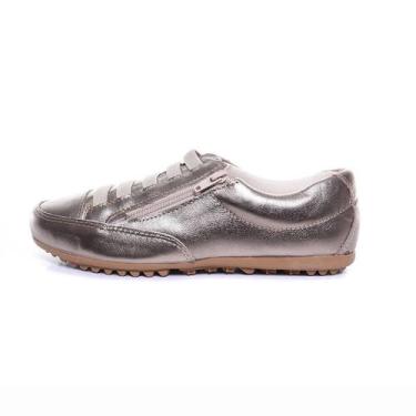 Imagem de Sapatênis Tênis Mocassim Feminino Couro Flay Izabela Araújo - 300 - Pr