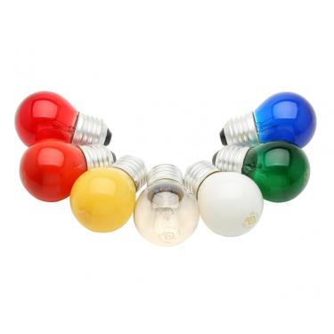 Imagem de Lampada Bolinha 15Wx127V Vermelha c/25pcs