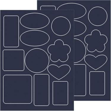 Imagem de Pndeyo 22 peças de remendos de jaqueta acolchoada, remendo de reparo de nylon autoadesivo, tamanhos mistos de formas à prova d'água para casacos, roupas, tendas, sacos de dormir, calças de esqui,