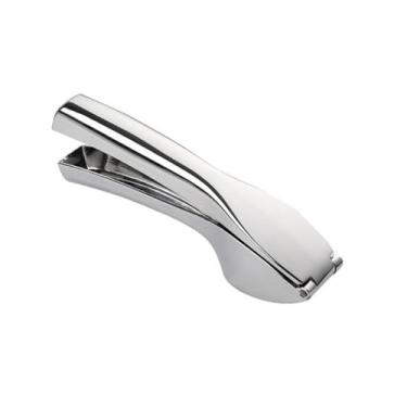 Imagem de Espremedor de alho ergonômico, fácil limpeza, antiferrugem, triturador de gengibre, espremedor de alho portátil (espremedor de alho)