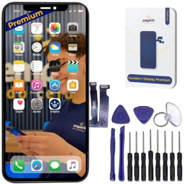 Imagem de Tela Display Frontal Lcd Touch iPhone XS Empório Premium Preto