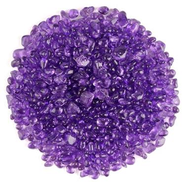 Imagem de Pedras de vidro, 460 g de vidro marinho irregular, pedras de cristal artificiais não tóxicas para decoração de aquário/enchimento de vaso/dispersão de mesa/artesanato/fabricação de joias/exibição de