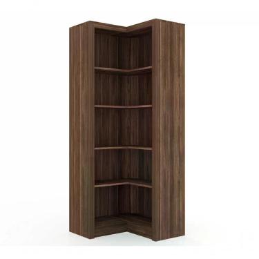 Imagem de Armário De Canto Aberto Para Escritório Me4132 Nogal Nogal