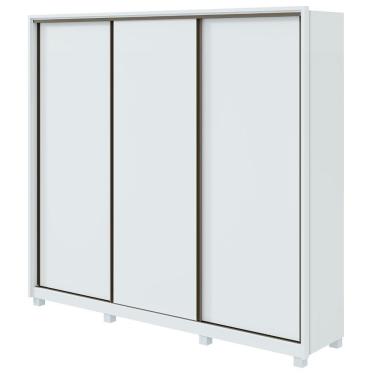 Imagem de Guarda-roupa Casal Spazio 270 3 Portas 6 Gavetas Branco