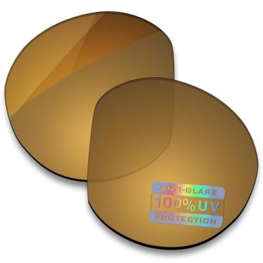 Imagem de Bowyer Lentes de substituição para óculos inteligentes Oakley Meta HSTN OW8002 51 mm AI, transição, lentes antiluz azul, Bronze Mirorr, Meta HSTN