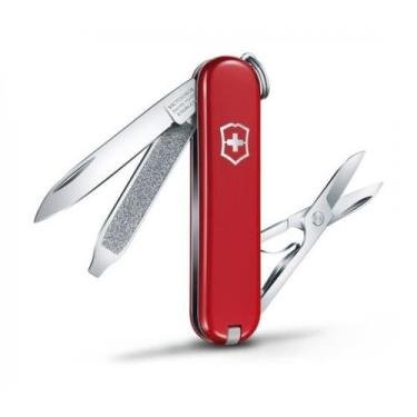 Imagem de Mini Canivete Suíço Classic Victorinox Vermelho 7 funções Original.