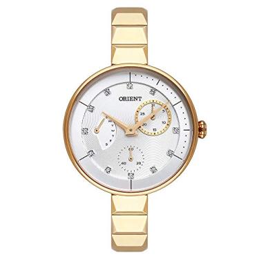 Imagem de Relógio ORIENT feminino dourado strass FGSSM078 S1KX