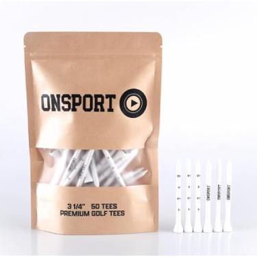 Imagem de ONSPORT Camisetas de golfe de bambu com medidas, pacote com 50