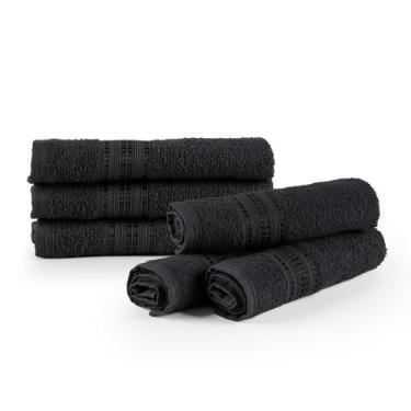 Imagem de Kit 6 Pçs Toalha de Rosto Linea Profissonal Salão de Beleza Cabelereir