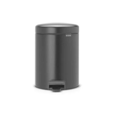 Imagem de Lixeira Em Aço 5 Litros New Icon Brabantia Preta