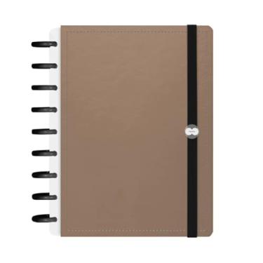 Imagem de Caderno Iscool Disc Inteligente 140 Folhas Solid Metallic Bronze M+