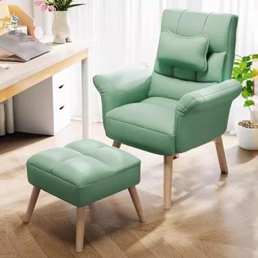 Imagem de ARKORDER , Poltrona com apoio para os pés, cadeira reclinável de sofá, cadeira reclinável com suporte para as costas, cadeira de lazer única relaxante, cadeira preguiçosa, encosto alto, ajustável