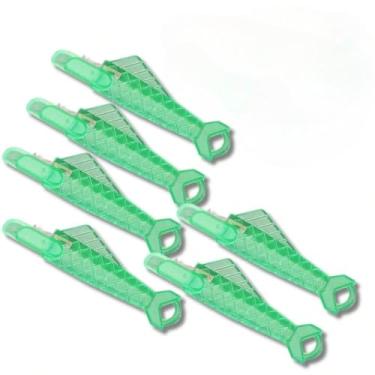 Imagem de Passador de Linha para Agulhas, Kit com 6 Unidades, Enfiador Rápido e Prático, Auxilia a Colocar o Passador de Linha na Agulha sem Esforço