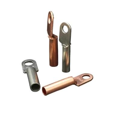 Imagem de Terminal de fio DT-10 DT-16 DT-25 DT-35 DT-50 Bloco de emenda de crimpagem de cobre parafuso desencapado orifício de nariz conector de cabo (cobre DT-16,50 peças)