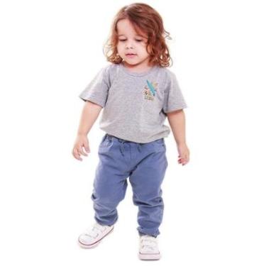 Imagem de Calça Infantil Jeans Jogger Masculina-Masculino