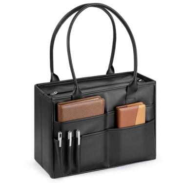 Imagem de UNICITII Bolsa organizadora de arquivos, caixa organizadora de arquivos portátil para pendurar, pasta de arquivos de mesa, organizador de documentos com bolsos e alças