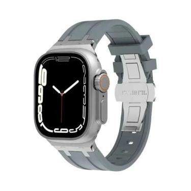 Imagem de Pulseira De Borracha Ultra Macia Para Apple Watch Band 49 45 44 41 42 