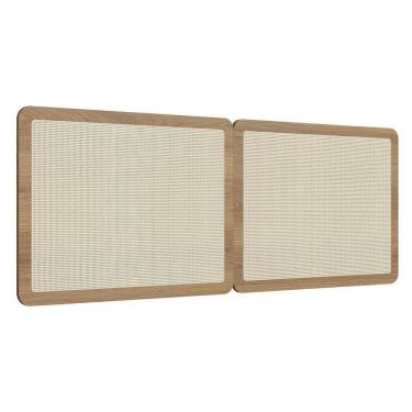 Imagem de Cabeceira Cama Casal E Queen Arlo A10 Palinha Hanover - Mpozenato