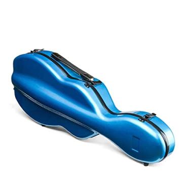 Imagem de Estojo De Violino Tamanho 4/4 Em Fibra De Carbono Resistente Ao Desgaste Resistente À Compressão Higrômetro De Alça De Ombro Dupla Tamanho Completo Estojo de Violino (Color : 02)