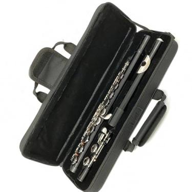 Imagem de Flauta Outfit C Tom Branco Cobre Corpo Liso Niquelado 16 Orifícios Flauta Instrumento Padrão