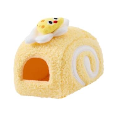 Imagem de Baoblaze Casinha para Hamster, para Hamster Dormir, Cama em Caverna Macia e Aconchegante para Porquinho-da-Índia, Ouriço, Chinchila e Furão - Ideal para, Amarelo