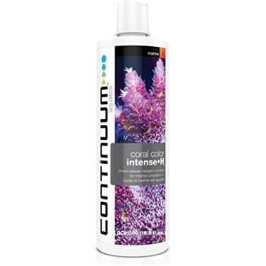 Imagem de Aquático contínuo Cor Coral Intense H – Suplemento de halogênio de liberação de tempo para coloração de corais em aquários de recife marítimoContinuum Aquatics 500-ml QCIH500