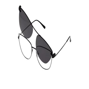 Imagem de Armação Óculos Grau E Sol Feminino Gatinho Aloha 2 Em 1