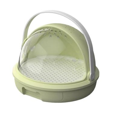 Imagem de IEUDNS Caixa de alimentação para répteis, caixa de exibição, terrário ventilado multifuncional para tarântulas, gaiola para invertebrados e, Verde