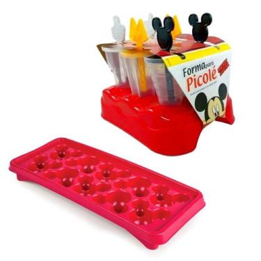 Imagem de Kit Fábrica de Picolé e Forminha de Gelo do Mickey - Plasútil