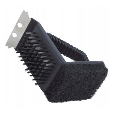 Imagem de Escova Multiuso 3 em 1 para Grelhas, Chapas e Churrasqueiras