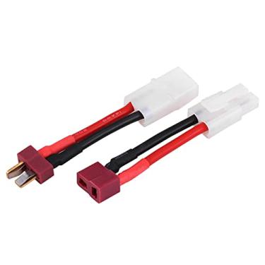 Imagem de Irfora 2 Unidades/Conjunto T Plug Fêmea para Cabo Tamiya Macho, Acessório RC Resistente de 14 AWG, Fácil de Usar Com Bom Isolamento, Conveniente para Conexão de Bateria