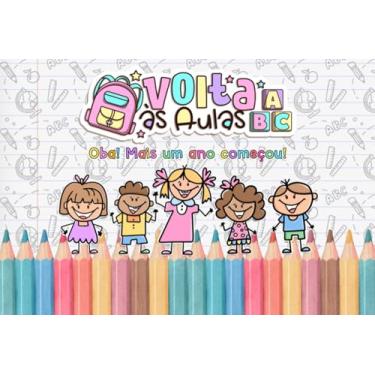 Imagem de Fundo Fotográfico Cenário Volta as Aulas Tecido (FVAA0018, 1,20 x 1,70m)