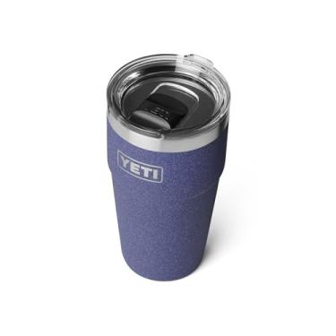 Imagem de YETI Copo empilhável Rambler de 590 ml, aço inoxidável, isolado a vácuo com tampa MagSlider, poeira lunar