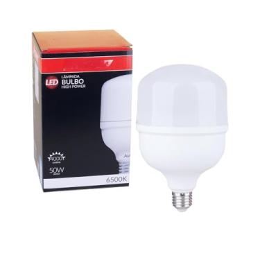 Imagem de Lâmpada LED 50W High Power 6500K Luz Branca Fria E27 para Iluminação de Grandes Áreas (1)