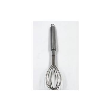 Imagem de Batedor de Ovos Fouet Inox Profissional 25cm 29cm Cabo Reforçado Utensílios de Cozinha Para Massas e Sobremesas (25CM (REFORÇADO))