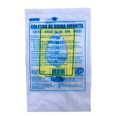 Imagem de Kit com 50un Coletor de Urina Infantil 100 ml Unissex Cral