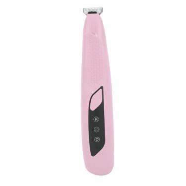 Imagem de Luocute Aparador de Pata de Cachorro, Cortador de Cabelo Recarregável para Animais de Estimação, Baixo Ruído, USB, Recarregável, à Prova de água, Barbeador Com Luz LED para Cães e Gatos (PINK)