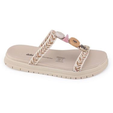 Imagem de Sandália Flat feminina Dakota Y6802 Papete Pedraria Colorida