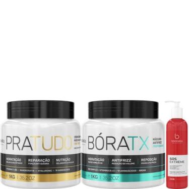 Imagem de Borabella Cronograma Capilar Pratudo + Bóratx 2x1kg + SOS