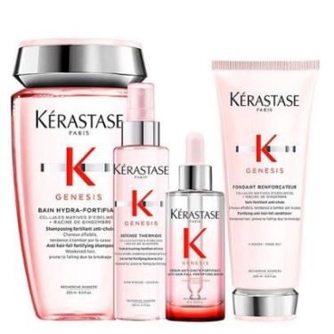 Imagem de Kérastase Genesis Kit - Shampoo + Condicionador + Sérum + Protetor Térmico Kit-Unissex