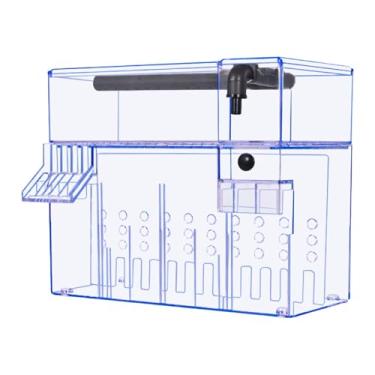 Imagem de Dualoai Caixa de filtro para aquário, acessórios para aquário, caixa de filtro suspensa para aquário de tartarugas para uso doméstico, 26 Cm X 13.5 Cm X