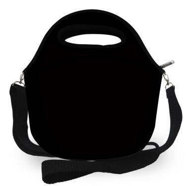 Imagem de Lancheira Térmica Em Neoprene Com Alça - ISOPRENE - Preto-Unissex