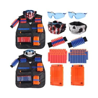 Imagem de Colete Tático Para Meninos Para Acessórios De Armas De Jogo Nerf N-Str