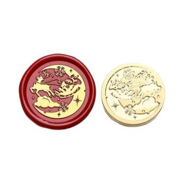 Imagem de Selos De Cera De Cobre Para Inverno Para Envelope, Cartão De Saudação,