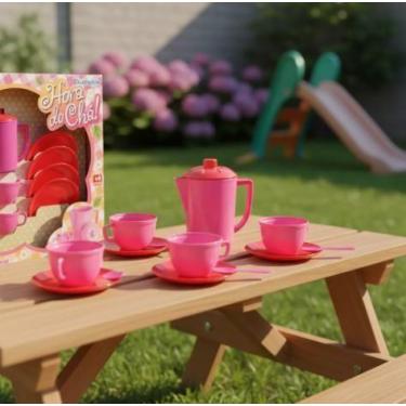 Imagem de Cozinha Hora Do Chá Brinquedo Interativo Menina Infantil - Diverplas
