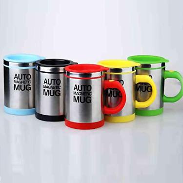 Imagem de Copo de Bebida Mágico Automático Isolado Aço Inoxidável para Mistura com Automática Café Leite Suco e Utensílios