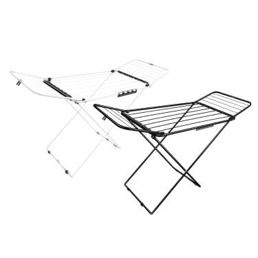 Imagem de Varal De Chão Com Abas Bari Dobrável Retrátil Em Aço Reforçado Secalux