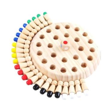 Imagem de Jogo De Memória De Madeira Para Crianças, Brinquedo Educacional Montes