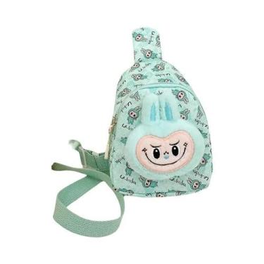 Imagem de Mochila De Pelúcia Infantil Com Desenho De Animal Fofo, Leve E Espaços