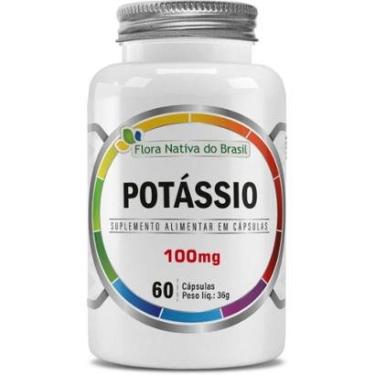 Imagem de Potássio 100mg com 60 cápsulas Flora Nativa do Brasil-Unissex